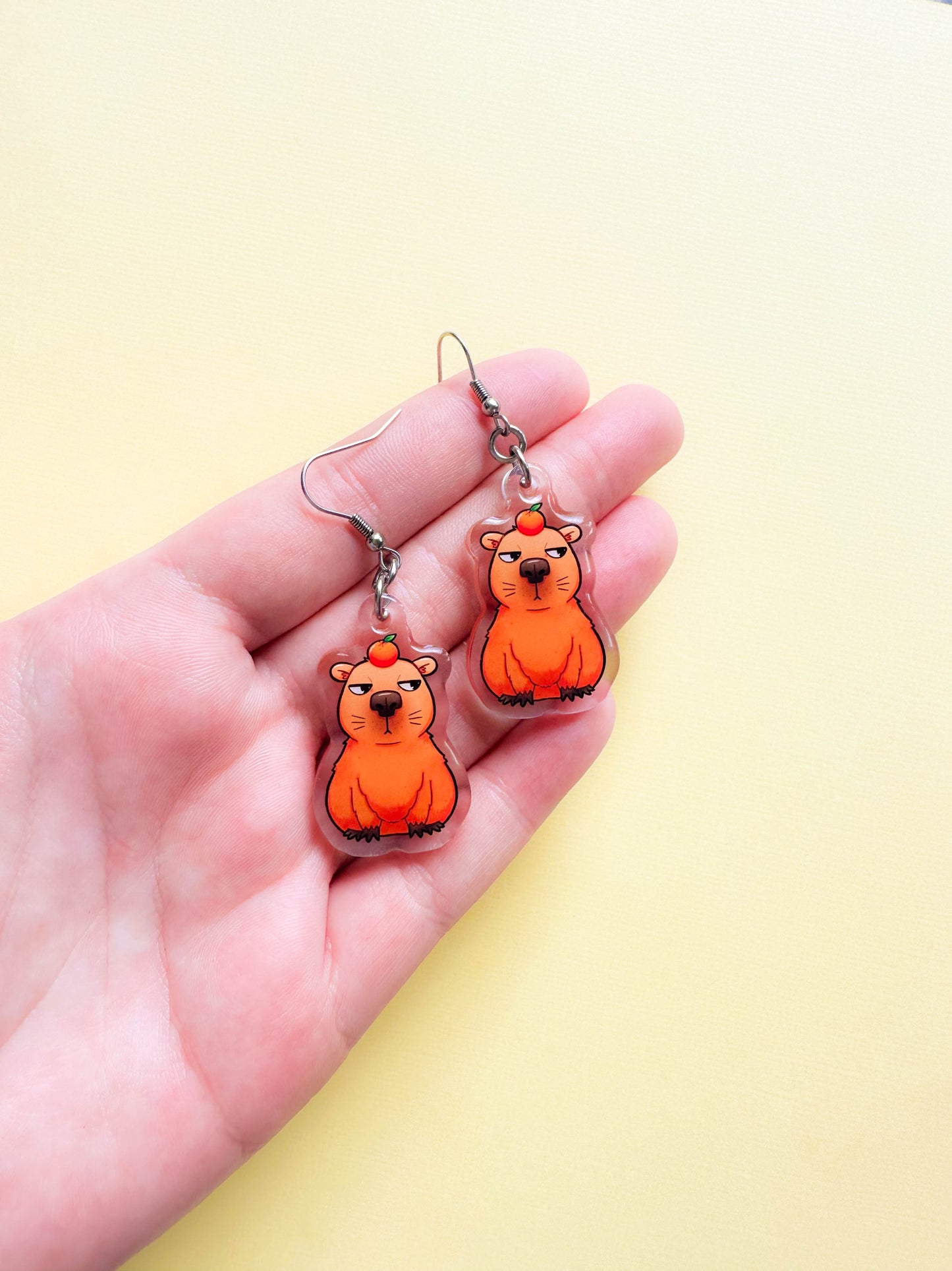 Capybara Earrings