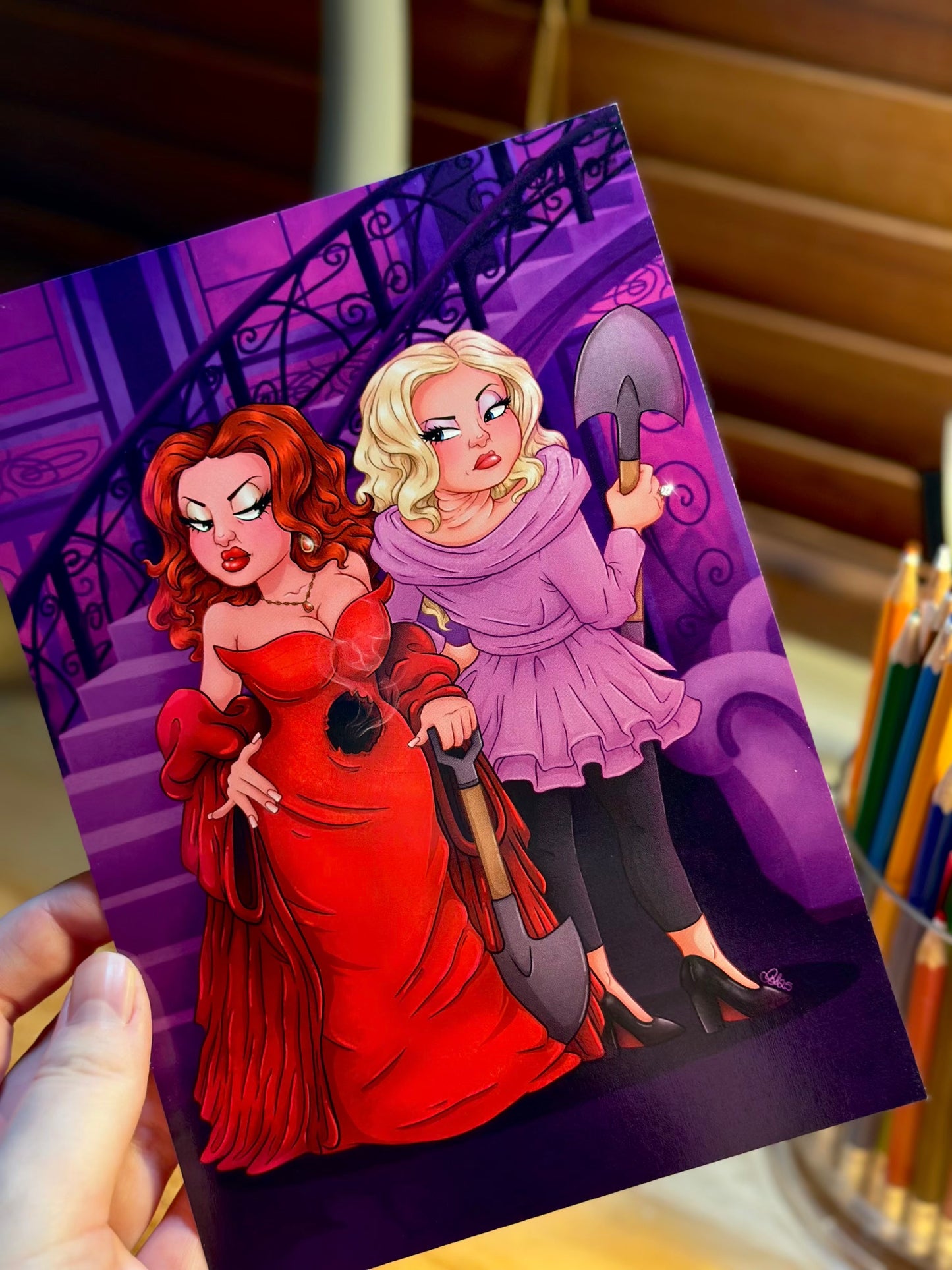 Helen & Madeline A5 Print