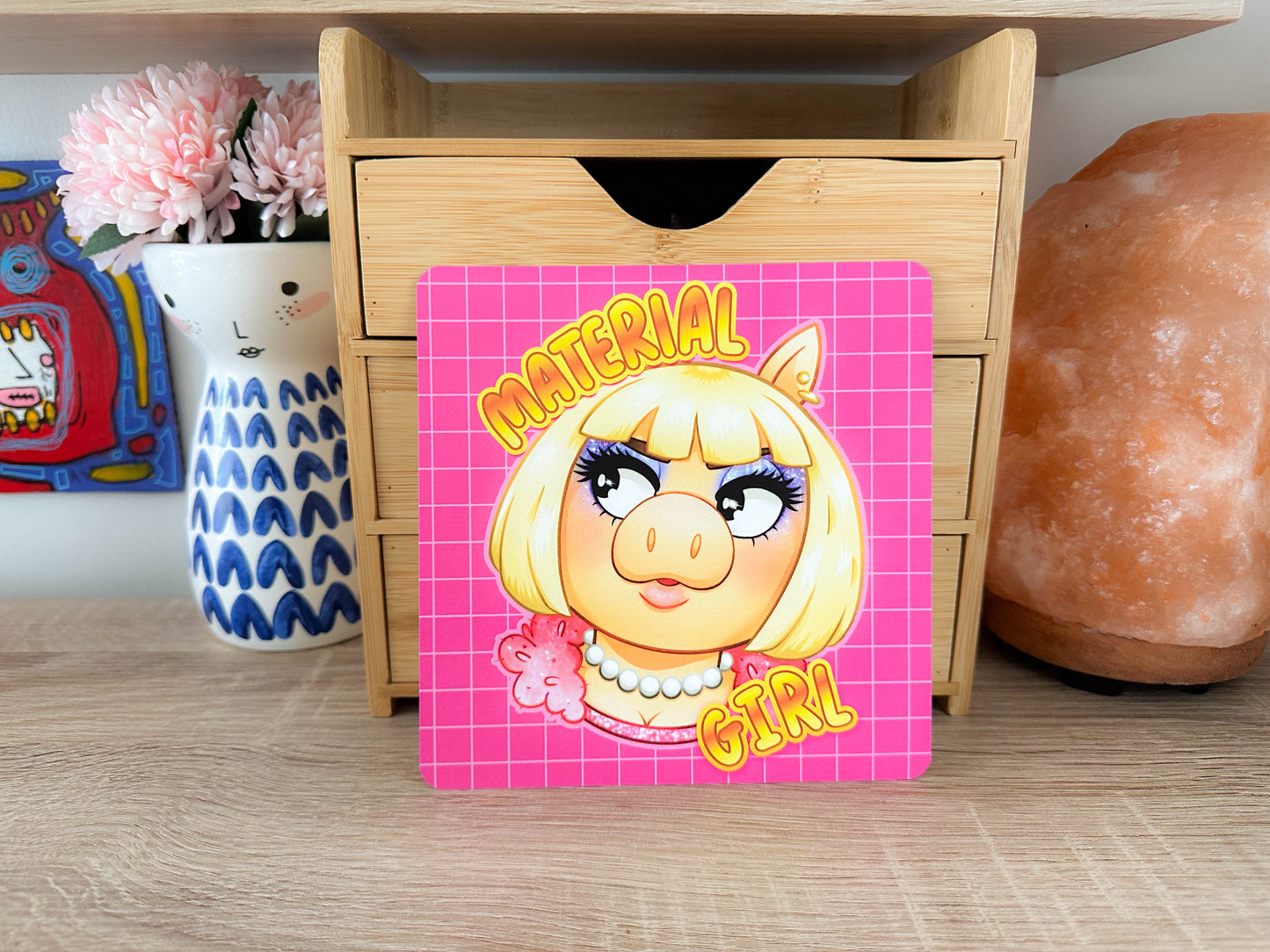 Material Girl Square Print