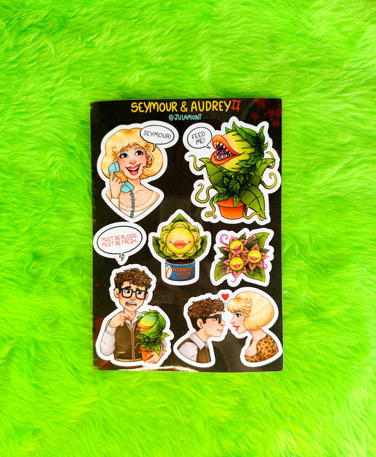 Seymour and Audrey Sticker Sheet