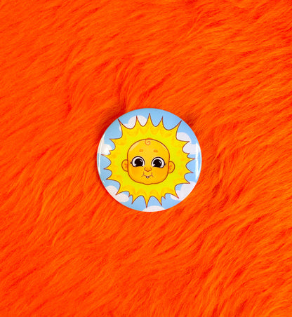 Sun Baby Button
