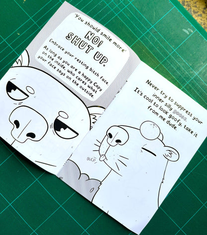 'Life Advice from a Capybara' Zine