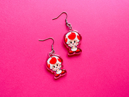 Toadstool Earrings