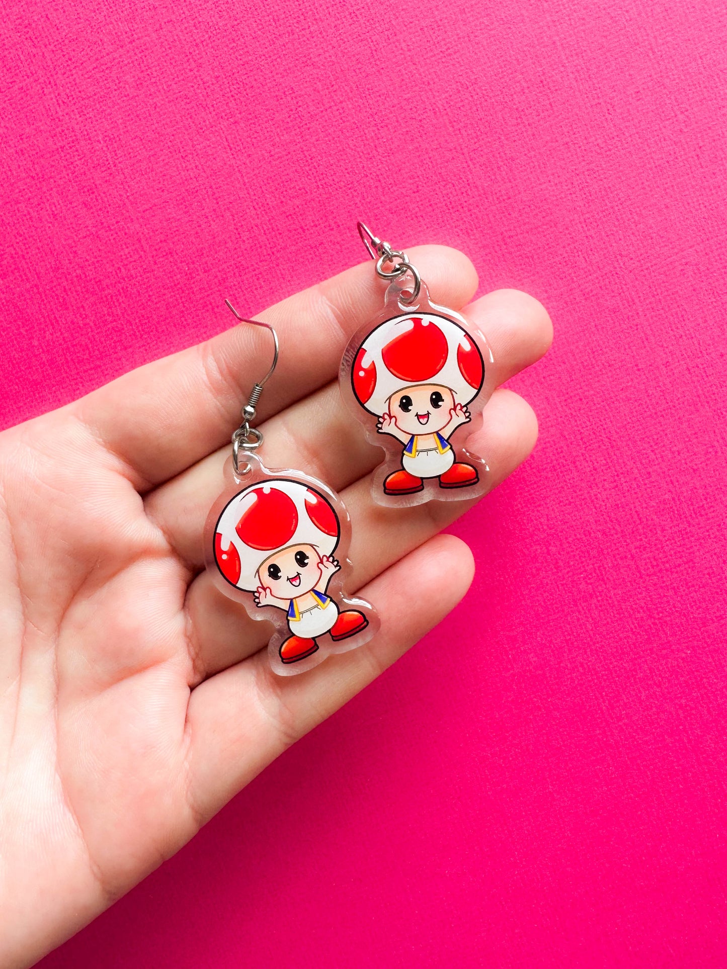 Toadstool Earrings