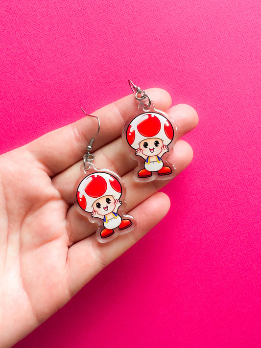Toadstool Earrings