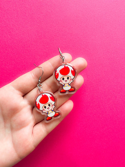Toadstool Earrings