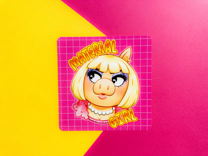 Material Girl Square Print