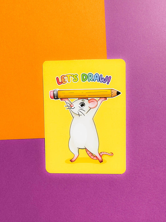 Let's Draw! A6 Print