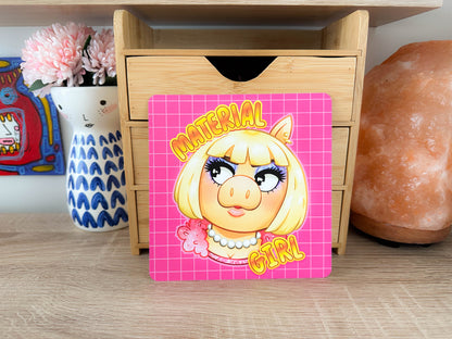 Material Girl Square Print